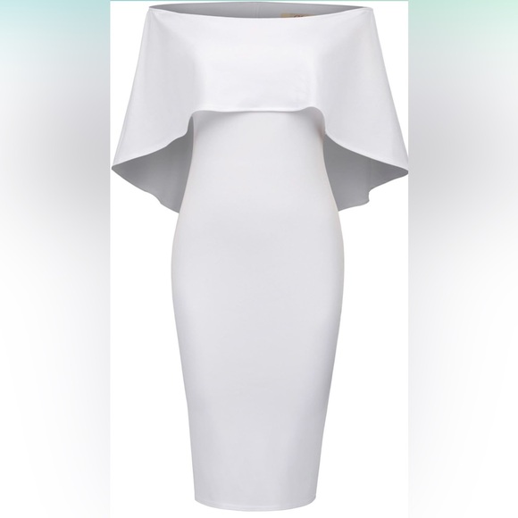 NEW Off Shoulder White Brides or Party Dress - Picture 1 of 3